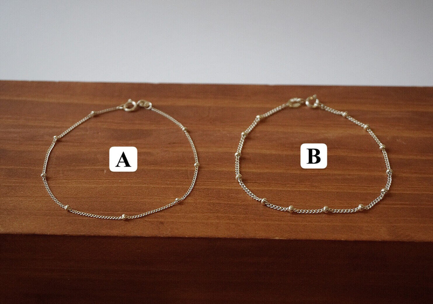 Sterling Silver Satellite Bracelet/silver beaded chain bracelet/Delicate Bracelet/Minimalist Jewelry/Layering Bracelet/tiny bracelet/Gift
