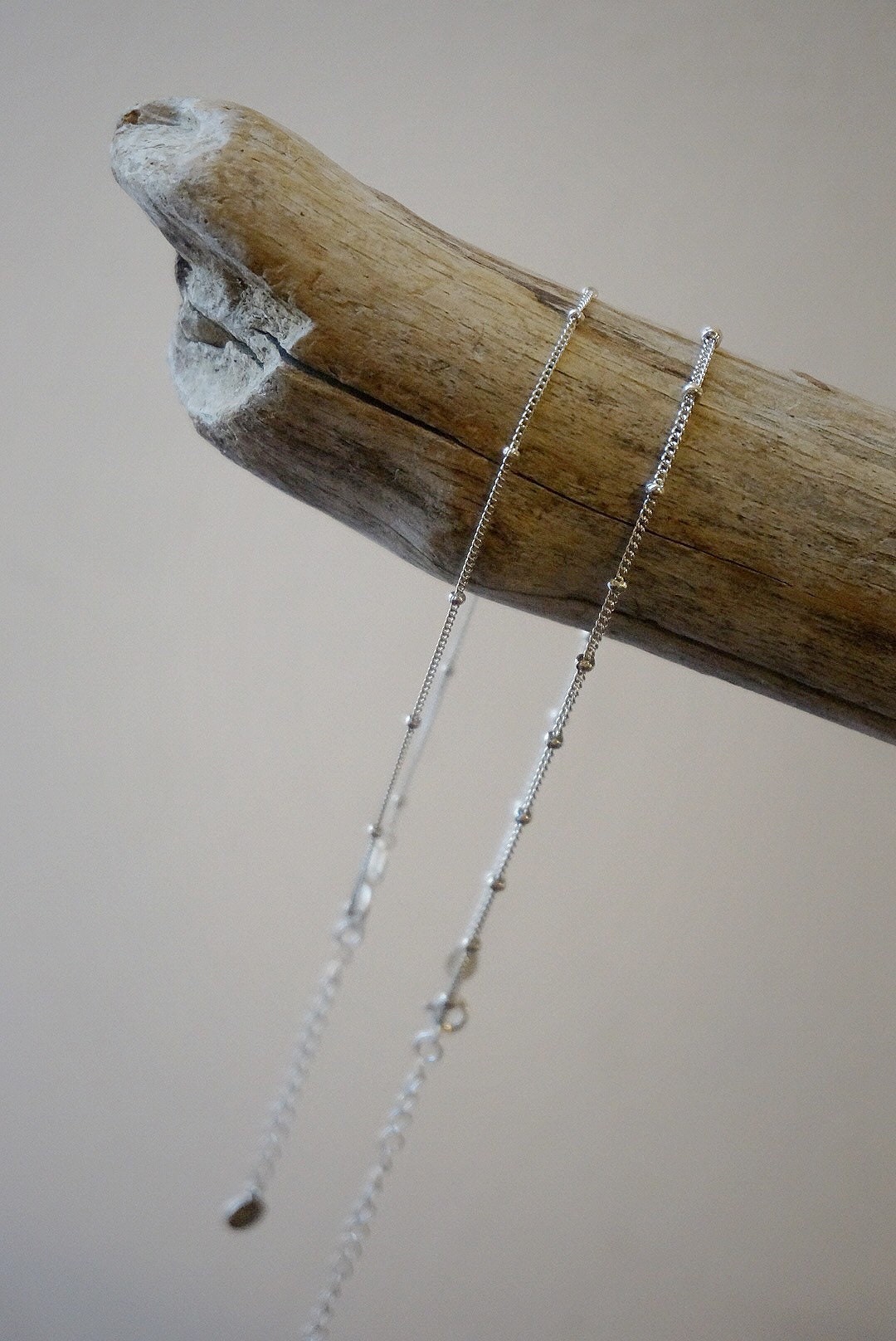 Sterling Silver Satellite Chain Anklet/silver beaded chain anklet/Delicate anklet/Minimalist Jewelry/Layering anklet/tiny anklet/Gift