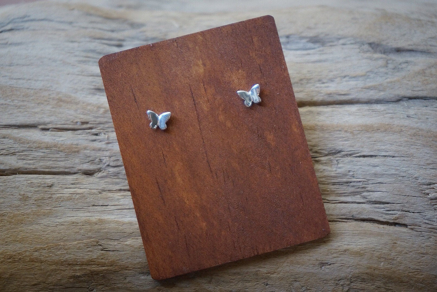 Sterling silver Tiny Butterfly stud earrings/gold butterfly stud earrings/minimalist stud earrings/butterfly earrings