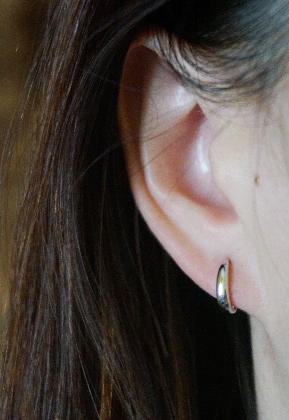 sterling Sterling Silver dainty huggie J hook earrings/Suspender Earrings/silver J stud earrings/gold hoop earrings with stud fitting