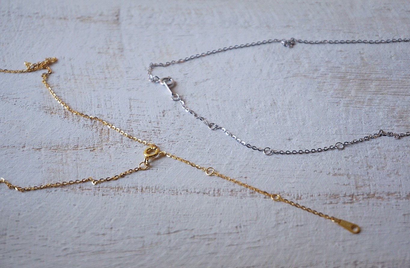 Sterling silver sideways cross necklace/Gold cross necklace/Dainty Cross necklace/chain cross necklace/minimalist necklace